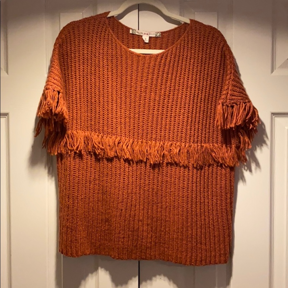 Short sleeve sweater